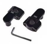 Set adaptor/inaltator ghidon moto, prindere 22,2/22/28,5, culoare negru Cod Produs: MX_NEW AW5144