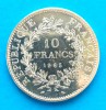 FRANTA 10 FRANCI 1965 ARGINT STARE AUNC P, Europa