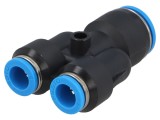 Teu Reducție Polimer 8mm x 12mm 0,95-6bar