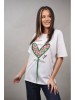 Tricou Barbati Me Happy Elysiana Alb, L-XL, Bumbac 95%, Elastan 5%, Confortabil
