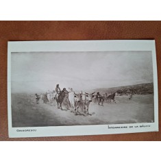 Carte postala reproducere dupa Intoarcerea de la Balciu/Grigorescu, inceput de secol XX