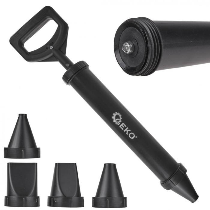 Pompa manuala pentru chituit rosturile, 850 ml, set 4 duze, Geko G00669