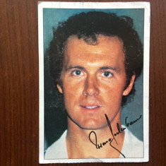 Franz Beckenbauer BRAVO Autogrammkarte foto poza cu autograf fotbalist germania