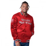 Detroit Red Wings geacă de bărbați The CLOSER Reversible Varsity Satin - M