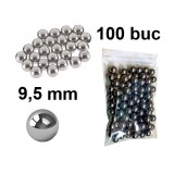 Bile Metalice 9.5mm 3.6g Set 100 Bucati