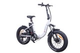 Cumpara ieftin Bicicleta Electrica Pliabila Z-Tech ZT-89-C FATBIKE, 250W, 48V 13Ah, Autonomie 60km, Alba