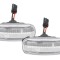 Set lampa semnalizare laterala AUDI A3 (8P), 05.2003-04.2008; A4 (B6/B7), 11.2000-2008; A6 (C5/C6), 06.2001-03.2011, dynamic indicator; LED; transpar
