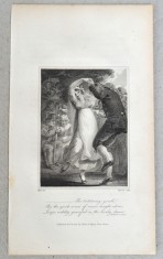 &amp;quot;Dansul&amp;quot; veche gravura 1808 foto