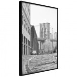 Cumpara ieftin Poster - Postcard from New York, cu Ramă neagră, 20x30 cm