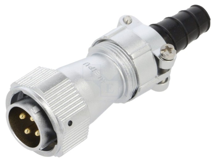 Conector mufă tată 4 pini IP65