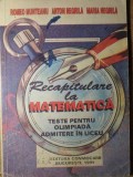 RECAPITULARE LA MATEMATICA. TESTE PENTRU OLIMPIADA, ADMITERE IN LICEU-ROMAO MUNTEANU, ANTON NEGRILA, MARIA -338756