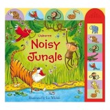 Carte interactiva "Noisy Jungle" - Board Book cu sunete pentru prescolari, tema jungla