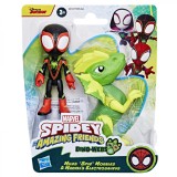 Spidey Si Prietenii Marvel Dino Webs Miles Spin Morales Si Marvel&amp;#39;s Electrosaurus, SPIDER-MAN