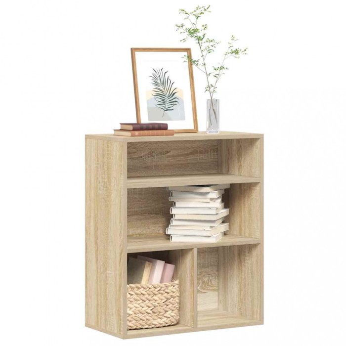 vidaXL Bibliotecă, stejar Sonoma, 60x30x71,5 cm, lemn prelucrat 860312
