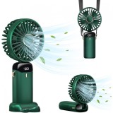 Ventilator ultra portabil cu aromaterapie, flippy, 3 in 1, de mana, de birou, de gat, 5 trepte de viteza, incarcare usb, autonomie 12h, pliabil, cu ec