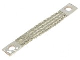 Trese bandă de &icirc;mpăm&acirc;ntare 16mm&sup2; 100mm &Oslash;1: 9mm &Oslash;2: 9mm