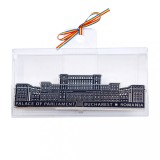 Placheta metalica, Palatul Parlamentului, negru, MB471