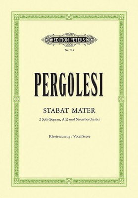 Stabat Mater (Vocal Score): For Soprano, Alto and String Orchestra foto
