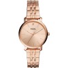 Ceas Dama Fossil Lexie Luther BQ3567, Quartz, 34mm, Inox, Argintiu, Cristal Mineral, Rezistent la Apa 5 ATM