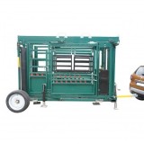 Stand de contentie tractabil, dispozitiv de imobilizare bovine cu cantar