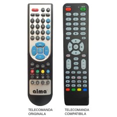 Telecomanda receiver Alma HD S-2000/ HD S-2100/ HD S-2200 compatibil cu originalul (480)