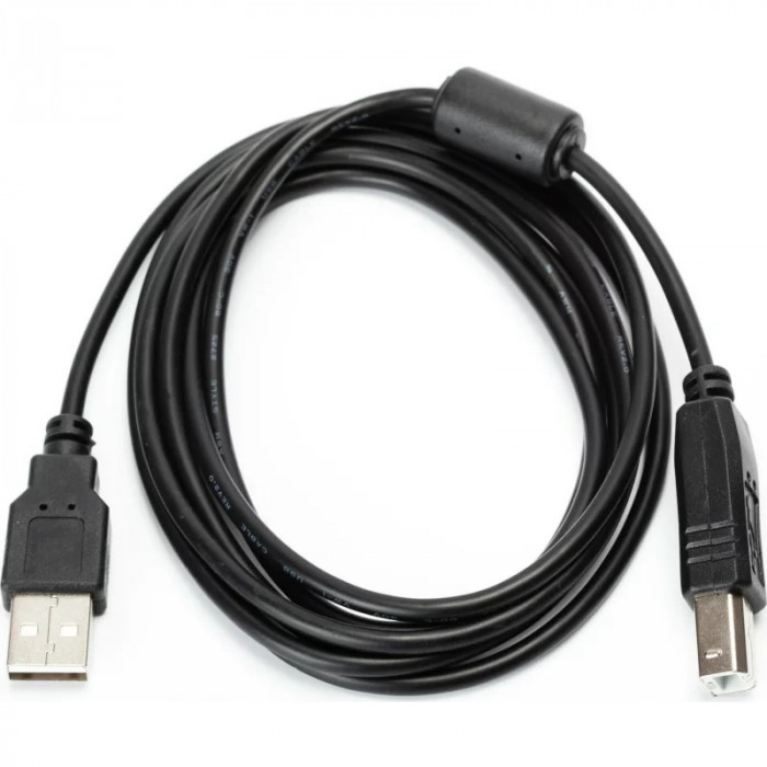 CABLU USB SPACER pt. imprimanta USB 2.0 (T) la USB 2.0 Type-B (T) 1.8m black SPC-USB-AMBM-6