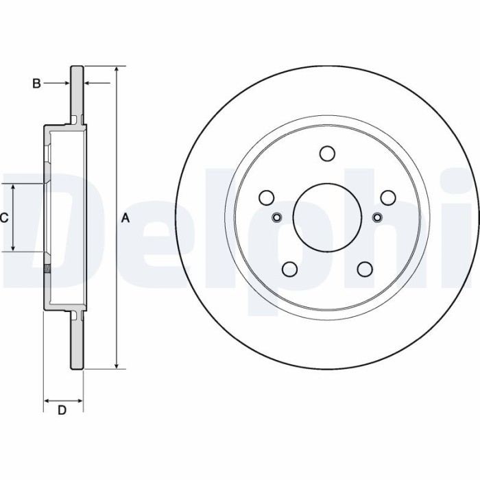 DELPHI BG4183C Disc frana