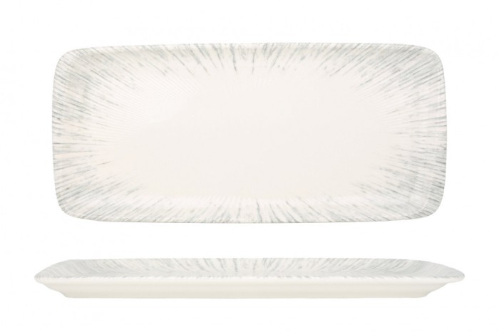 Bonna Placa de service - Iris - Por&Aring;&pound;elan - 34x16 cm - set de 2