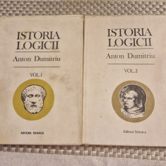 Istoria logicii Anton Dumitriu 2 volume