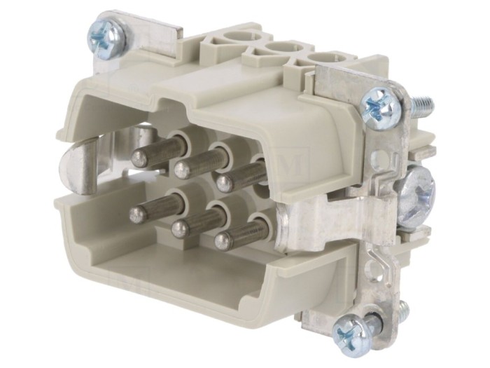 Conector HDC 6P tată 6 contacte