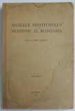 ANALELE INSTITUTULUI STATISTIC AL ROMANIEI , VOLUMUL I (1942 ) , PREZINTA HALOURI DE APA *