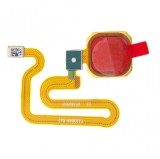 Flex Fingerprint Vivo X20, Rosu - Banda Flex Buton, Piesa de Schimb