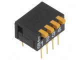 Comutator DIP-SWITCH 4 secțiuni ON-OFF 0,03A 30VDC