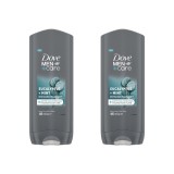 Set 2x Gel de dus Dove Men+Care Eucalyptus + Mint, 400 ml
