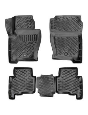 Set covorase auto din cauciuc tip tavita pentru Land Rover Range Rover Sport I (L320) 2005-2013 foto