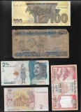 Set 5 bancnote de prin lume adunate (cele din imagini) #163