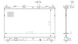 NRF 550031 Radiator, racire motor