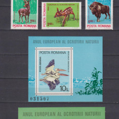 ANUL EUROPEAN AL OCROTIRII NATURII 1980 LP. 1004-1006 MNH