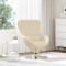vidaXL Scaun tip ou, crem, textil