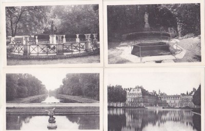bnk cp Franta - Castelul Fointainebleau - lot 20 cp necirculate - interbelice foto