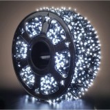 Cumpara ieftin Instalatie De Craciun , Tip Rola, Pentru Interior/Exterior, Lungime 40 m, 8 Moduri De Lumini, Alimentare Priza 220V/50Hz, LED, Protectie IP44, Alb Rec