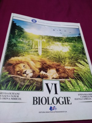 MANUAL DE BIOLOGIE SILVIA OLTEANU CLSA VI 2018 foto