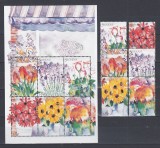 Guyana - FLORI - BL + Serie - MNH