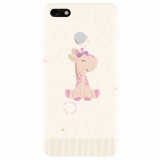 Husa silicon pentru Huawei P9 Lite, Giraffe Cute