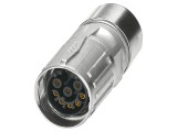 Conector M17 mufă ecranată IP67, 17 pini, crimpat