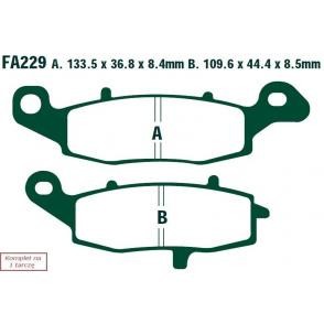 Klocki Ham. Moto. Suzuki Vl 1500 (C 1500 Intruder) (05-09)/ Sv 650 ( Abs) (07-13)/ Dl 650 V-Strom Abs (07-11) 298584 EBCFA229HH foto