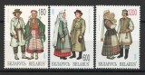 Belarus 1995 Mi 93/95 MNH - Costume traditionale ale regiunilor (I)