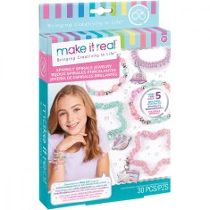 Set Make It Real, Bratari colorate spiralate, 69 piese