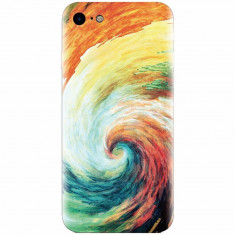 Husa silicon pentru Apple Iphone 7, Big Wave Painting