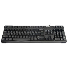 Tastatura comfort Round USB A4Tech, Negru
